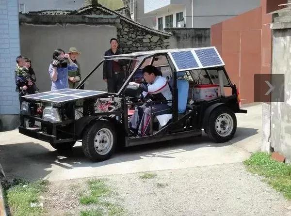 高手在民間 花1.5萬造出能跑70公里的光伏汽車！