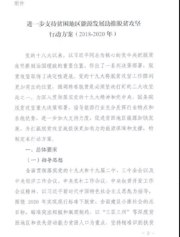 重磅！國家能源再發(fā)文，確保光伏扶貧優(yōu)先上網(wǎng)和全額收購！