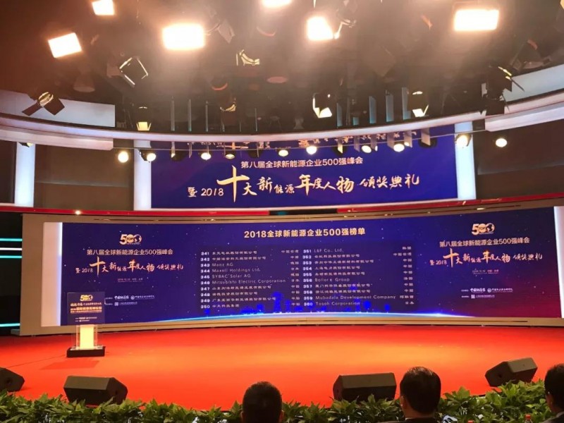 四度蟬聯(lián)！科華恒盛入選2018全球新能源企業(yè)500強(qiáng)
